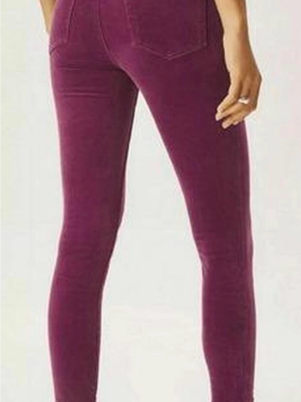 Pilcro Plum Corduroy, Button-up Pants - Picture 4 of 11